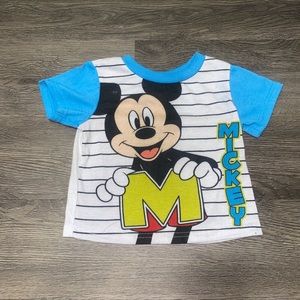 Vintage 90s Kids Mickey AOP Tee